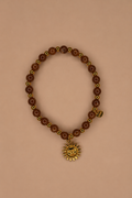 Pulsera sol marrón