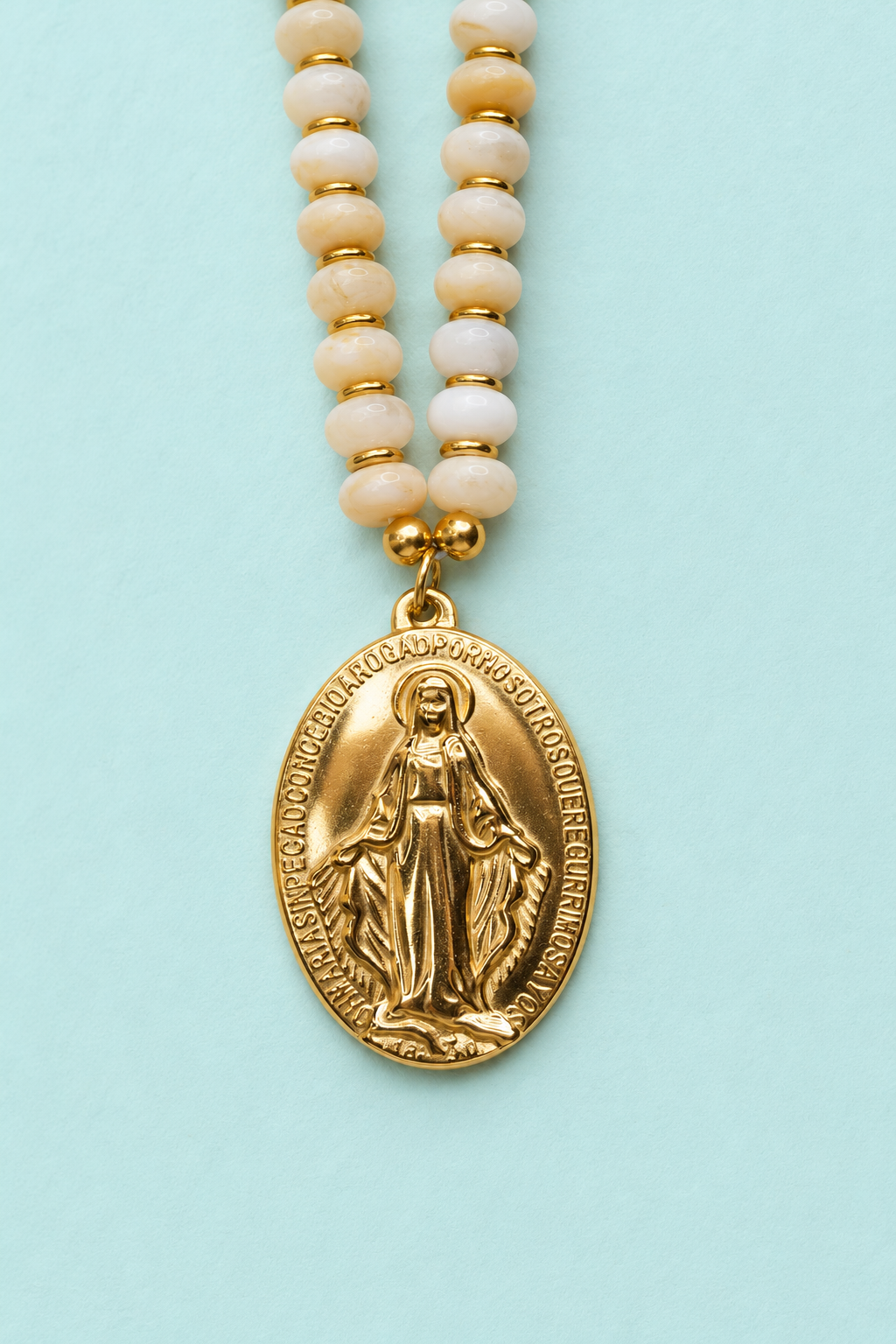 Colgante Virgen Blanca