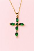 Colgante Cruz Verde