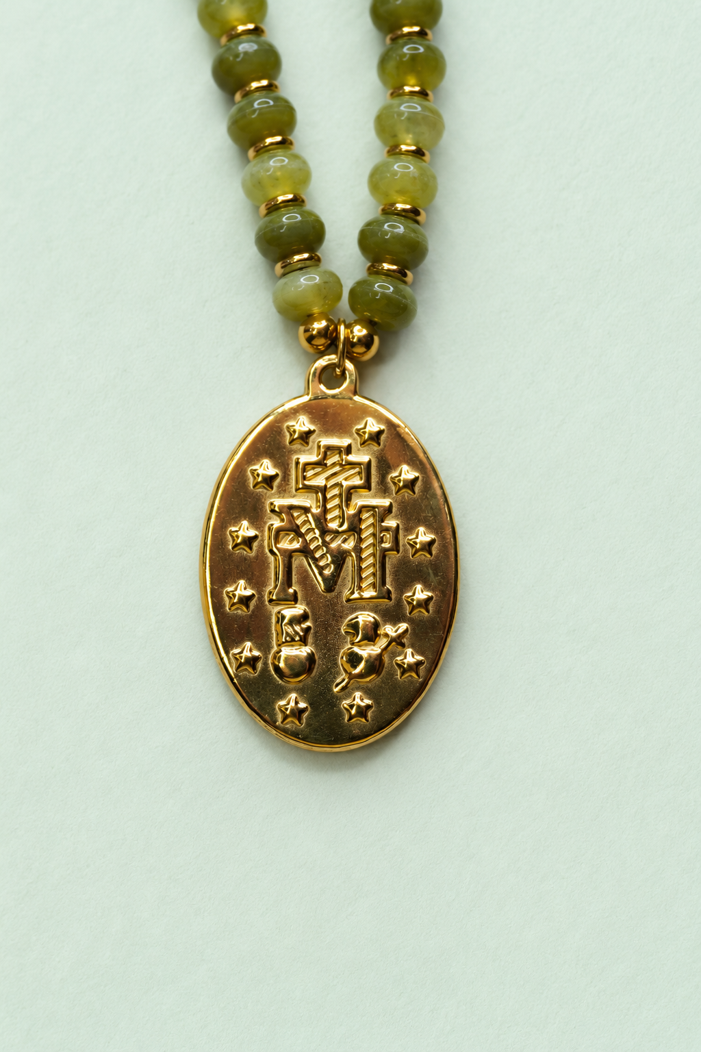 Colgante Virgen Verde