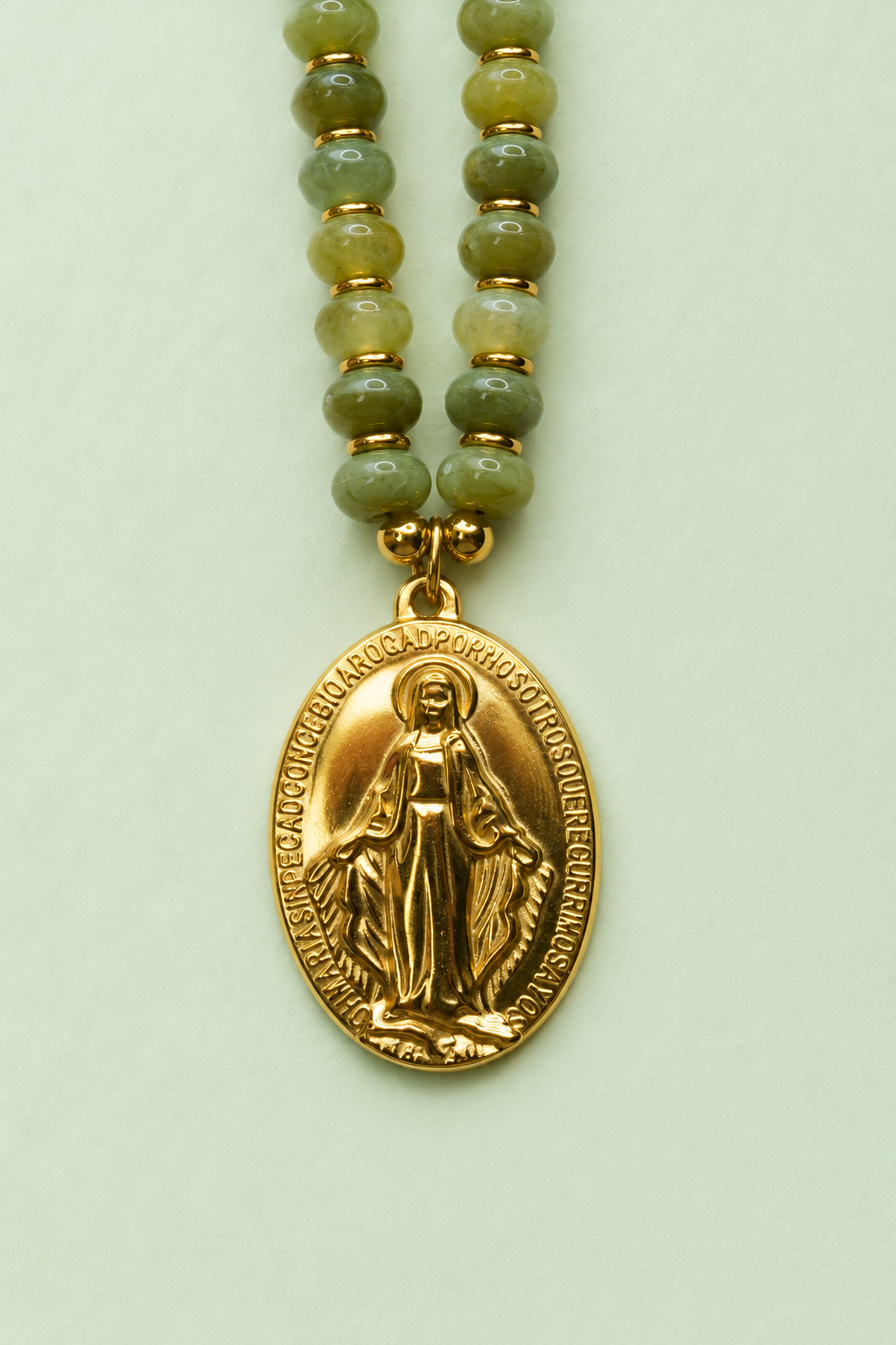Colgante Virgen Verde